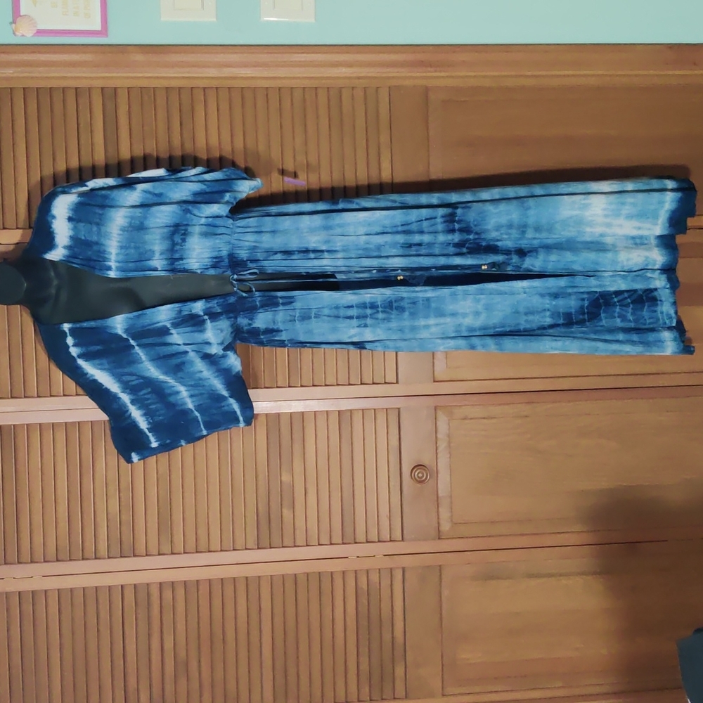 Boho tie dye kimono duster - Picture 3 of 7